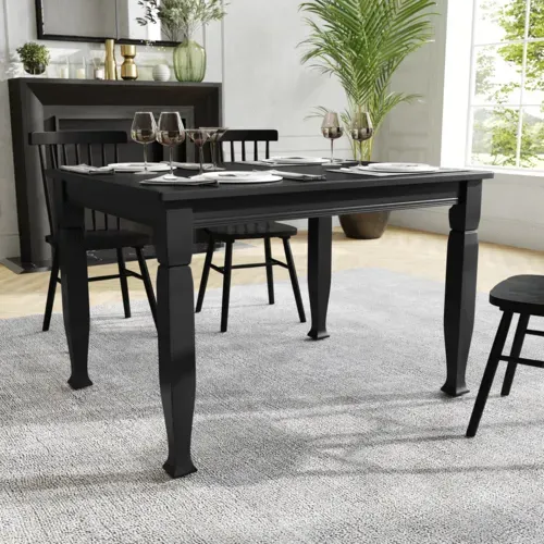 Flash Furniture Flash Furniture KER-T-799-BLK-47-GG Grace Dining Table
