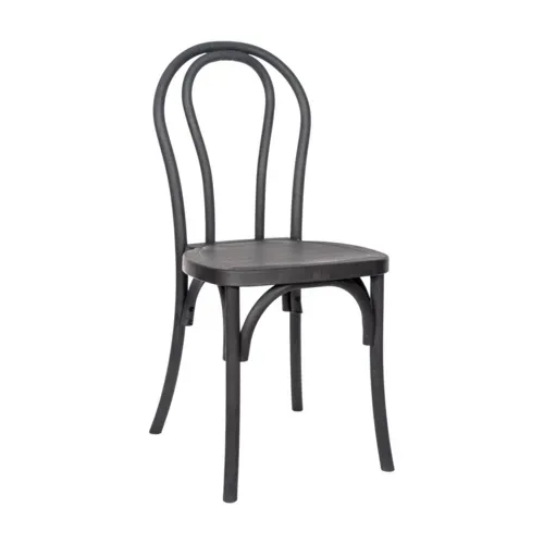 Flash Furniture Flash Furniture L-9-M5-BLK-GG Hercules Thonet Chair