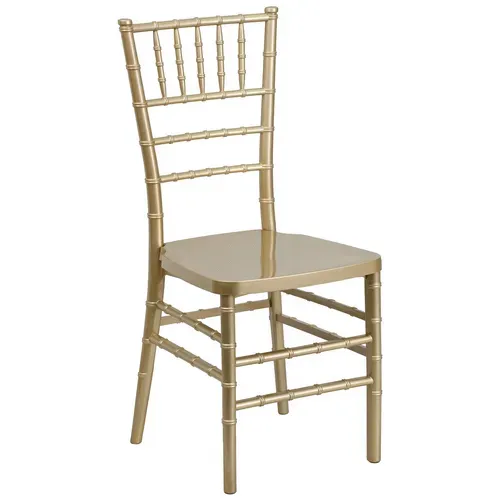 Flash Furniture LE-GOLD-GG Hercules Premium Series Stacking Chiavari Chair