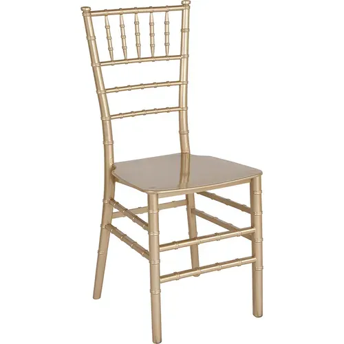 Flash Furniture LE-GOLD-M-GG Hercules Premium Series Stacking Chiavari Chair
