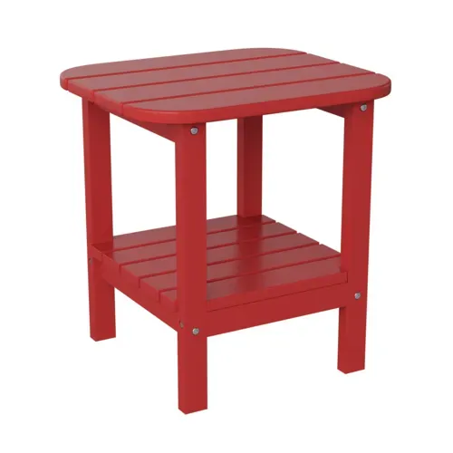 Flash Furniture Flash Furniture LE-HMP-1035-1517H-RD-GG Newport Adirondack Side Table