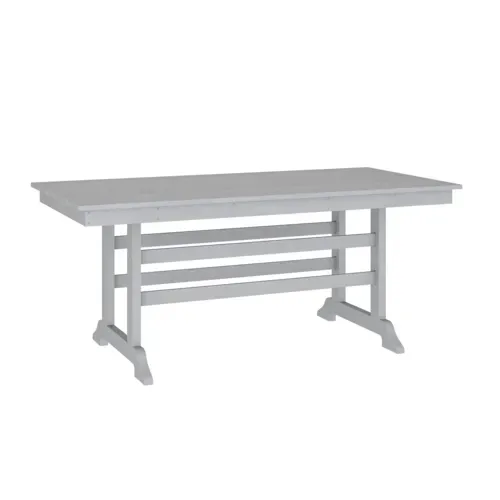 Flash Furniture Flash Furniture LE-HMP-158-01-GRY-GG Abraham Adirondack Dining Table