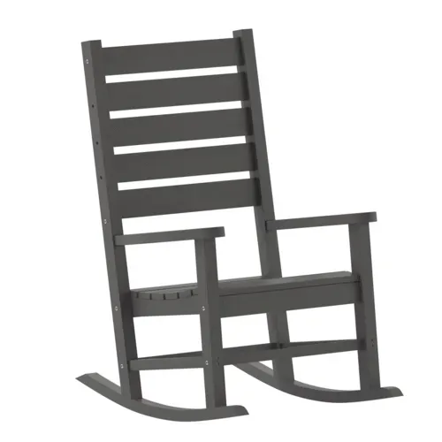 Flash Furniture Flash Furniture LE-HMP-2002-110-GY-GG Manchester Rocking Chair