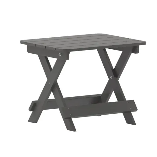 Flash Furniture Flash Furniture LE-HMP-2012-1620H-GY-GG Halifax Folding Side Table