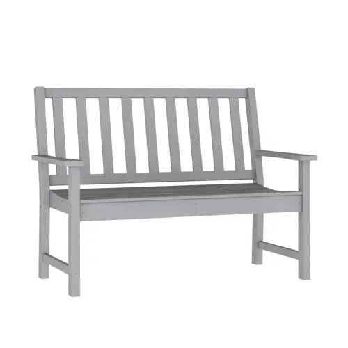 Flash Furniture Flash Furniture LE-HMP-2035-12-GRY-GG Ellsworth Indoor/Outdoor Bench