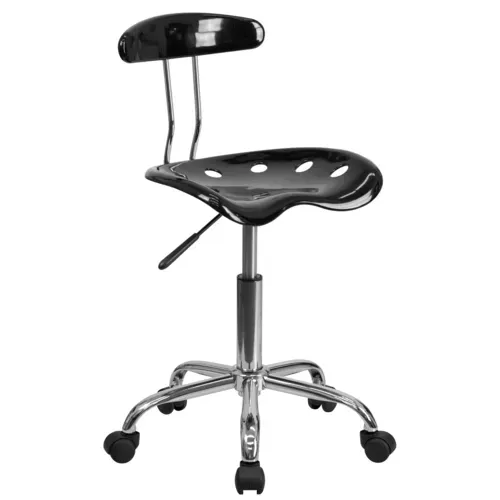 Flash Furniture LF-214-BLK-GG Vibrant Swivel Task Chair