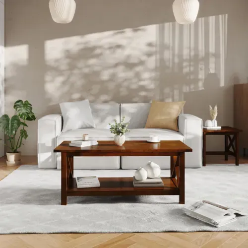 Flash Furniture Flash Furniture LFS-2007-WAL-GG Jasper Coffee Table