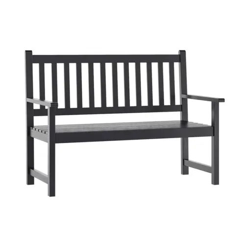 Flash Furniture Flash Furniture LTS-0525-BK-GG Adele Patio Wood Bench