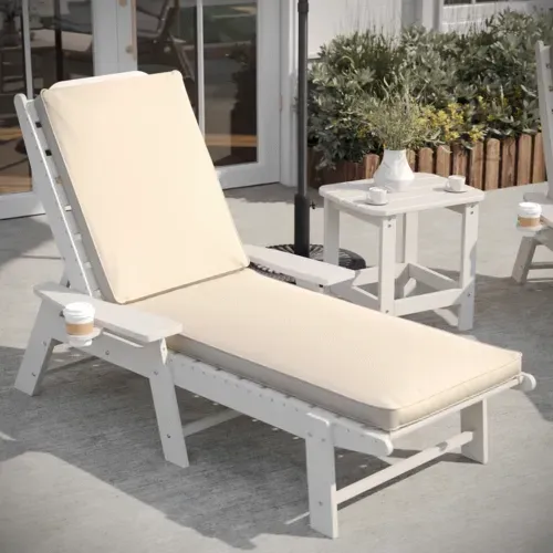 Flash Furniture Flash Furniture LTS-CUSHION-3-BG-GG Lyra Outdoor Lounge Cushion