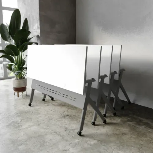 Flash Furniture Flash Furniture MT-M6024-Y-LEG-WHTGRY-GG Davis Training Table