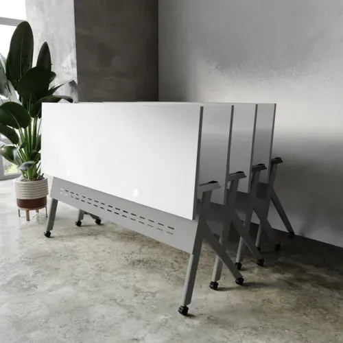 Flash Furniture Flash Furniture MT-M7224-Y-LEG-GRYGRY-GG Davis Training Table
