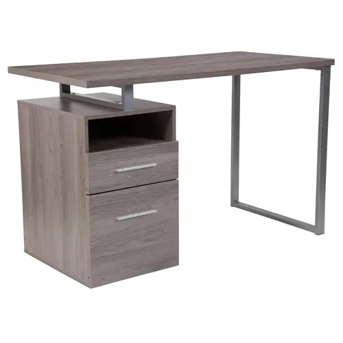 Flash Furniture NAN-JN-2634-GG Harwood Computer Desk