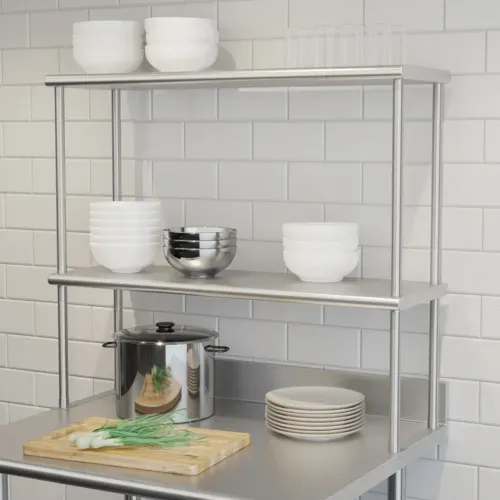 Flash Furniture Flash Furniture NH-OSD-1236-GG Reese Double Overshelf