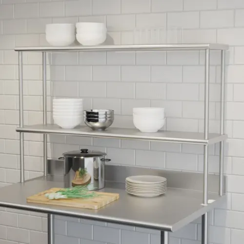 Flash Furniture Flash Furniture NH-OSD-1248-GG Reese Double Overshelf