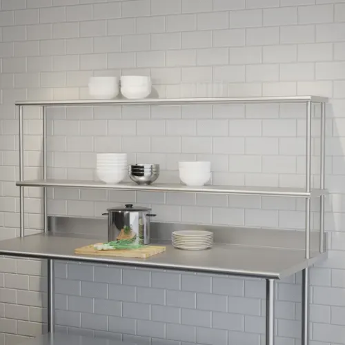 Flash Furniture Flash Furniture NH-OSD-1272-GG Reese Double Overshelf