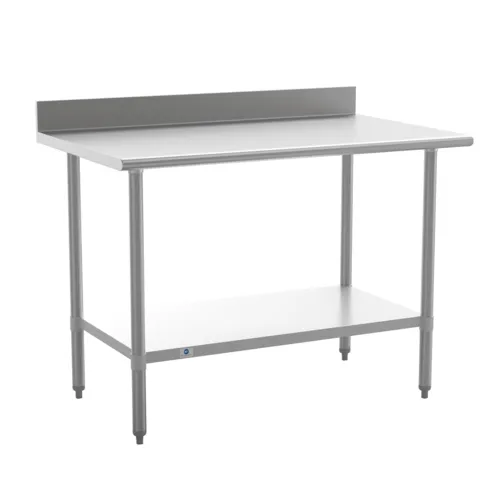 Flash Furniture Flash Furniture
NH-WT-3048-GG-B4-GG Work Table,

Stainless Steel Top
with 
and 
- 39.50"W x 28.75"D