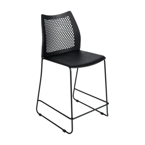 Flash Furniture Flash Furniture RUT-498A-CS-BK-GG Hercules Counter Stool