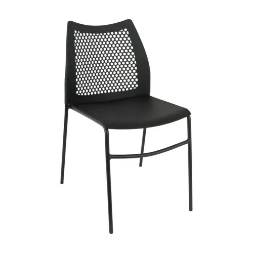Flash Furniture Flash Furniture RUT-NC498-BK-GG Hercules Stacking Chair
