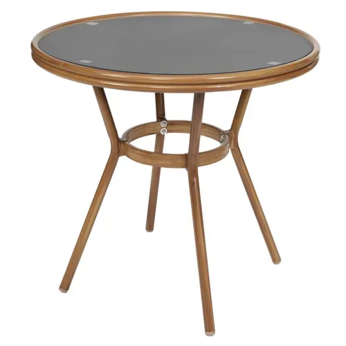Flash Furniture Flash Furniture SDA-AD641011-80-BK-NAT-GG Marseille Bistro Table