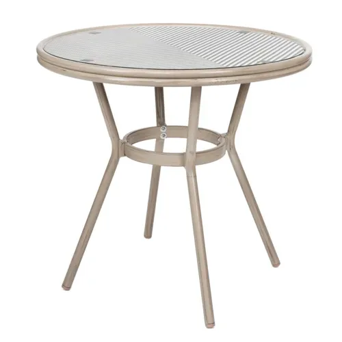 Flash Furniture Flash Furniture SDA-AD641011-80-BLKWH-LTNAT-GG Marseille Bistro Table
