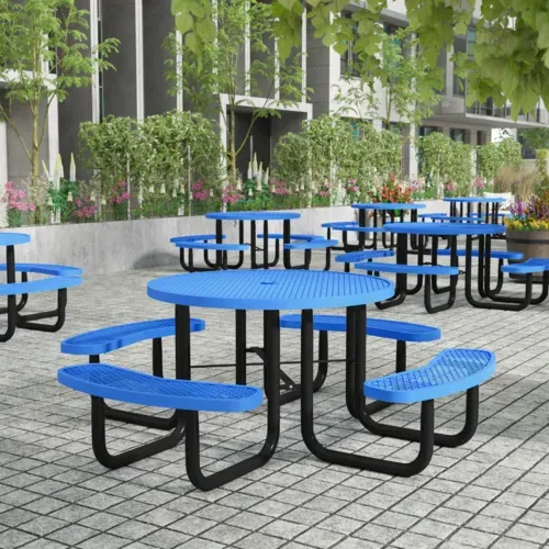 Flash Furniture Flash Furniture SLF-EMR-46-BL-GG Creekside Outdoor Picnic Table