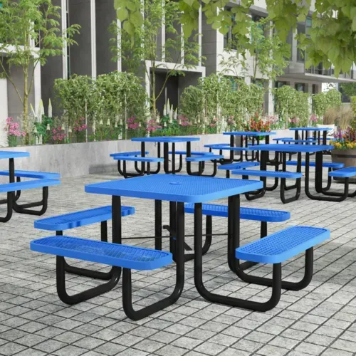 Flash Furniture Flash Furniture SLF-EMS-46-BL-GG Creekside Outdoor Picnic Table