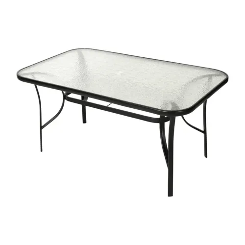 Flash Furniture Flash Furniture TLH-SC-094L-BLK-GG Tory Patio Table