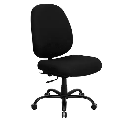 Flash Furniture WL-715MG-BK-GG Hercules Series Big & Tall Executive Swivel