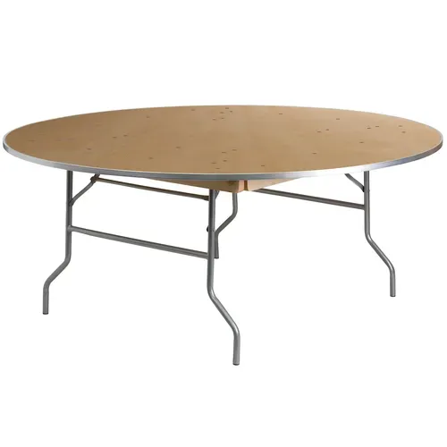 Flash Furniture XA-72-BIRCH-M-GG Heavy Duty Folding Banquet Table