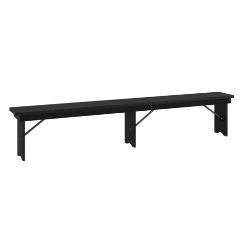 Flash Furniture Flash Furniture XA-B-96X12-L-BW-GG Hercules Series Folding Rustic Farm Bench