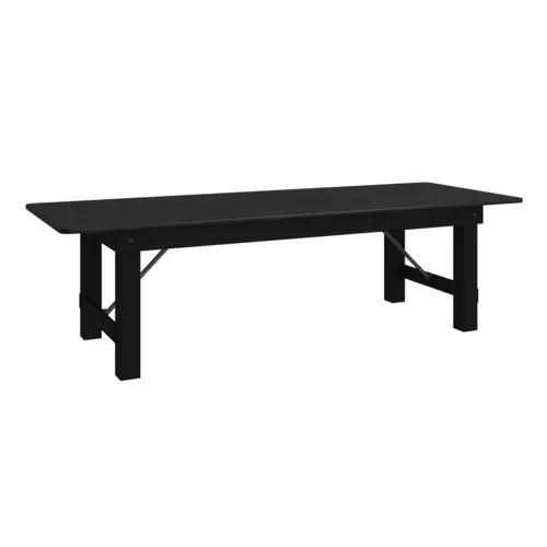 Flash Furniture Flash Furniture XA-F-108X40-BW-GG Hercules Series Folding Rustic Farm Table