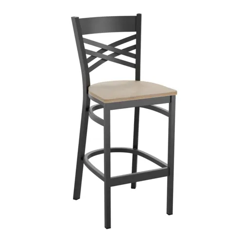 Flash Furniture Flash Furniture XU-6F8BXBK-BAR-AWHW-GG Hercules Series Restaurant Bar Stool