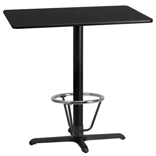 Flash Furniture XU-BLKTB-2442-T2230B-3CFR-GG Table