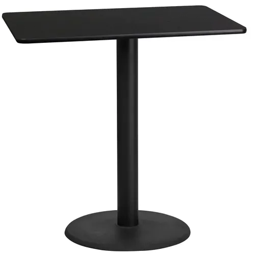 Flash Furniture XU-BLKTB-2442-TR24B-GG Table