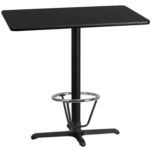 Flash Furniture XU-BLKTB-3042-T2230B-3CFR-GG Table