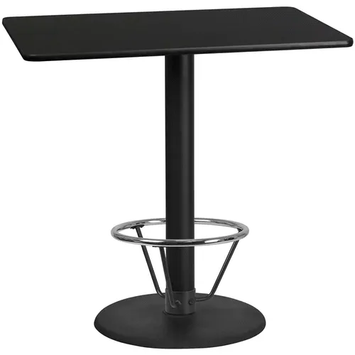 Flash Furniture XU-BLKTB-3048-TR24B-4CFR-GG Table