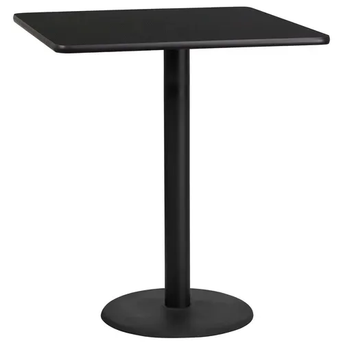 Flash Furniture XU-BLKTB-3636-TR24B-GG Table