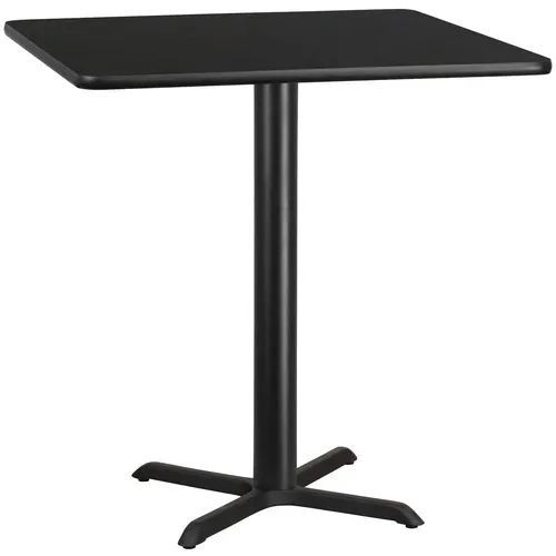 Flash Furniture XU-BLKTB-4242-T3333B-GG Table