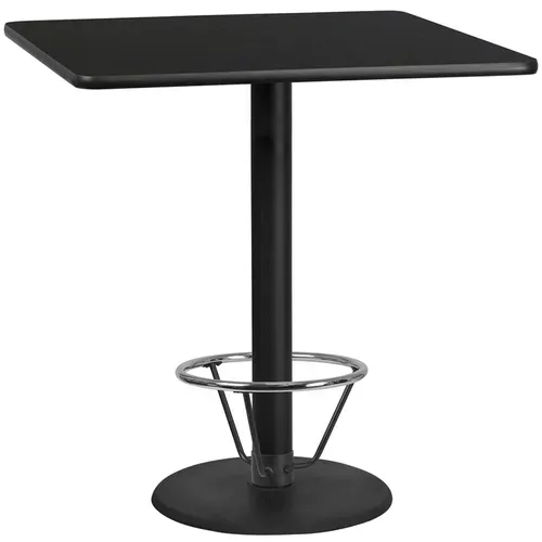 Flash Furniture XU-BLKTB-4242-TR24B-4CFR-GG Table
