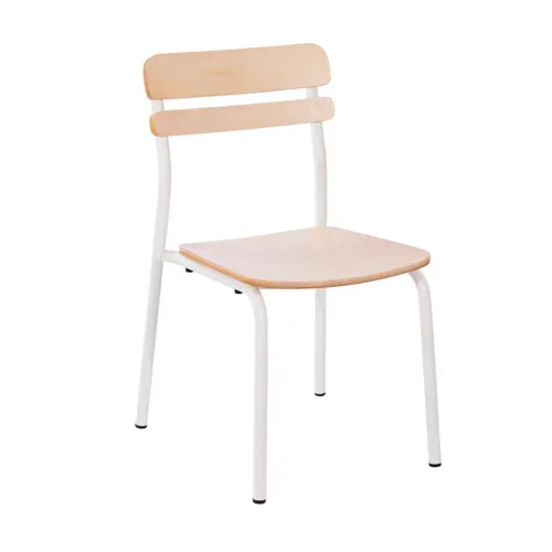 Flash Furniture Flash Furniture XU-CH10443-ANTWHT-GG Cyprus Dining Chair