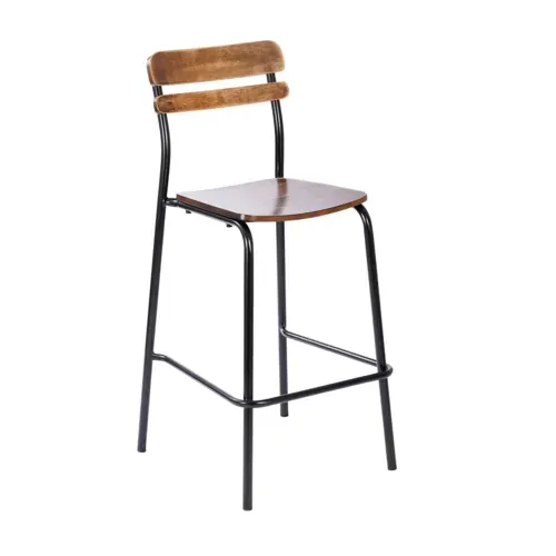 Flash Furniture Flash Furniture XU-CH10443B-ANTCPR-GG Cyprus Bar Stool