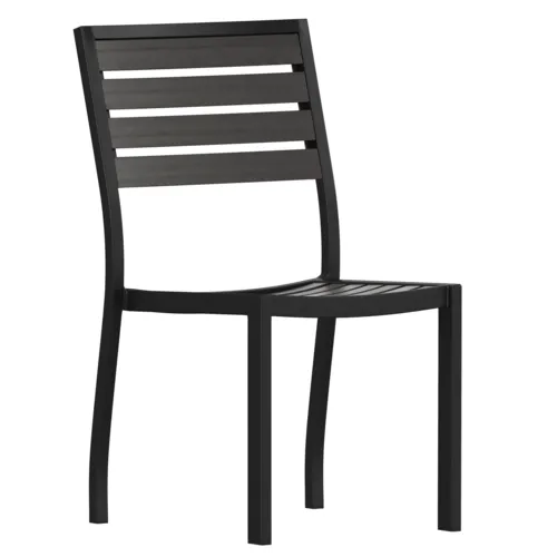 Flash Furniture Flash Furniture XU-DG-HW6036-GY-GG Lark Side Chair