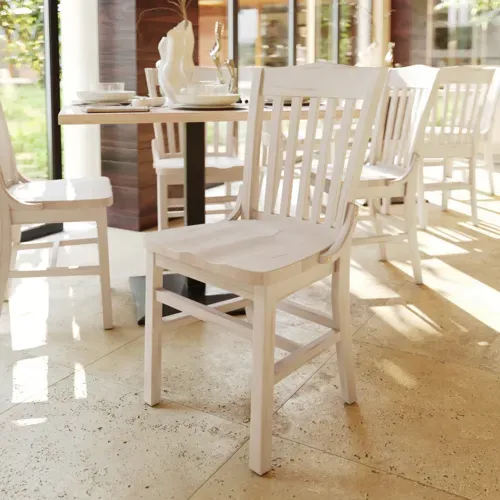 Flash Furniture Flash Furniture XU-DG-W0006-ANTWHT-GG Hercules Series Restaurant Chair
