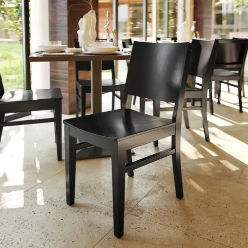 Flash Furniture Flash Furniture XU-DG-W0305-BLK-GG Naples Dining Chair