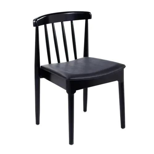 Flash Furniture Flash Furniture XU-DG-W0359-BLK-GG Chester Dining Chair