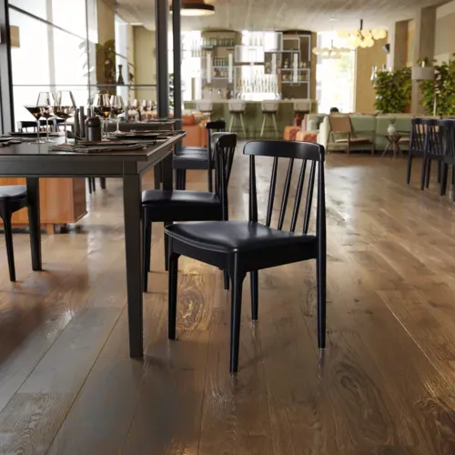 Flash Furniture Flash Furniture XU-DG-W0359-BLK-GG Chester Dining Chair