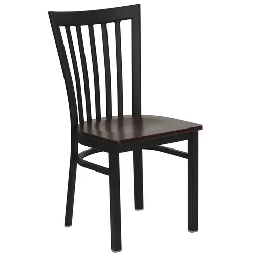 Flash Furniture XU-DG6Q4BSCH-MAHW-GG Hercules Series Restaurant Chair