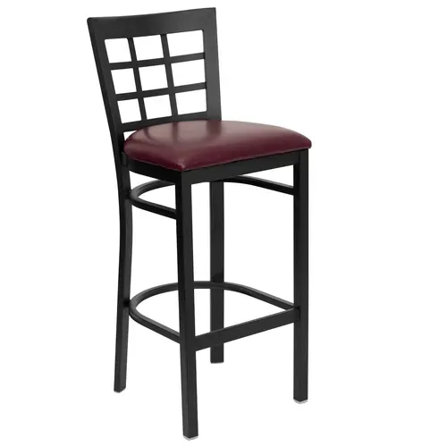 Flash Furniture XU-DG6R7BWIN-BAR-BURV-GG Hercules Series Restaurant Bar Stool