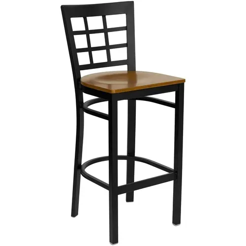 Flash Furniture XU-DG6R7BWIN-BAR-CHYW-GG Hercules Series Restaurant Bar Stool
