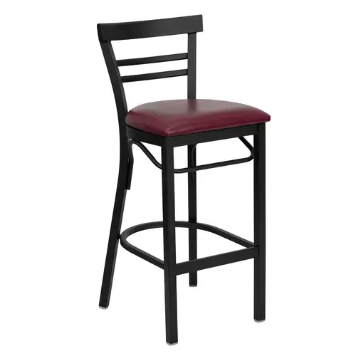 Flash Furniture XU-DG6R9BLAD-BAR-BURV-GG Hercules Series Restaurant Bar Stool